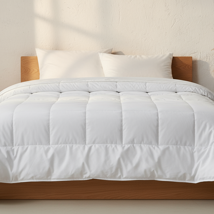 Unsere wärmste Bambus Winterbettdecke aus Naturfasern