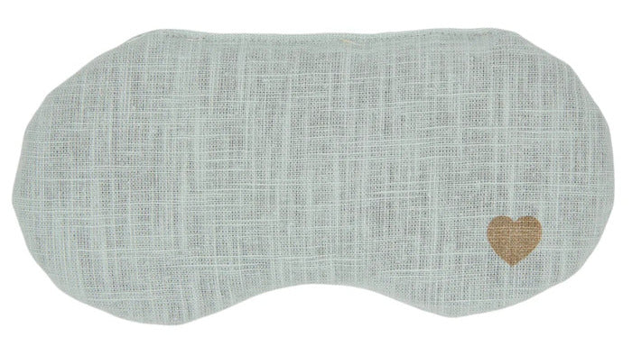 Augenkissen mit Rapssamen für Yoga und Entspannung in der Farbe Minze