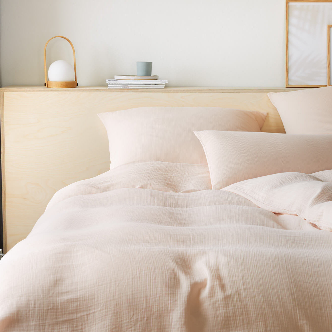 Musselin Bettwäsche Peach Smooth Kollektion von Elegante, aus 100 % Baumwolle – weich, atmungsaktiv & pflegeleicht