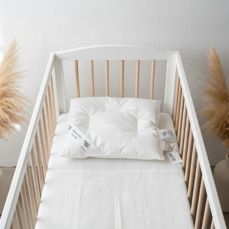 Babyflachkissen aus Daunen in 35x40cm