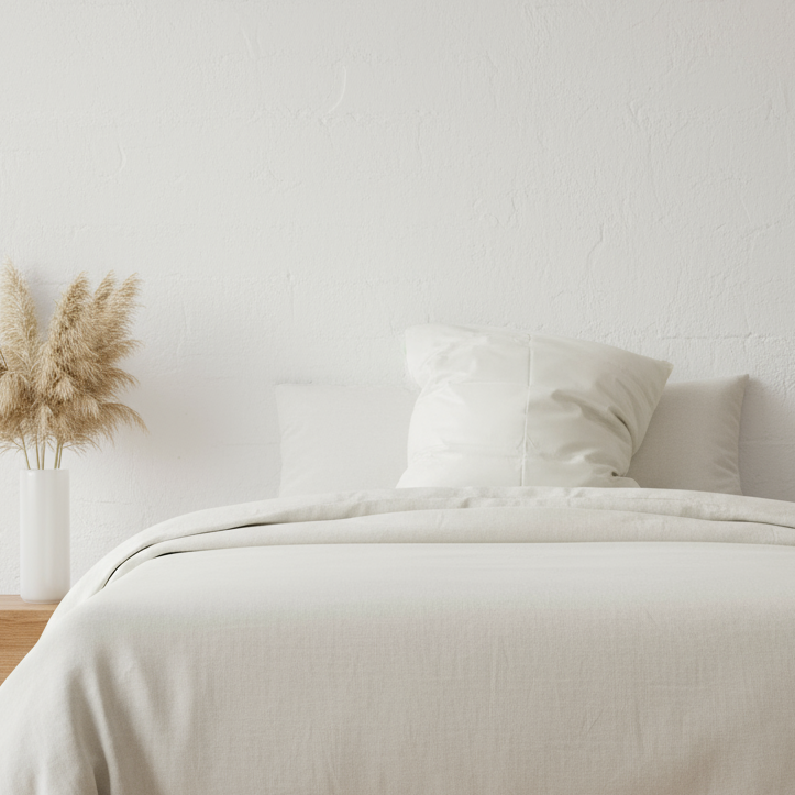 Daunen Kopfkissen mit Recycelten Daunen, Größe 80x80, erstklassige Qualität