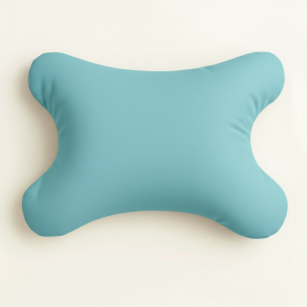 hefel my face kissenbezug eisblau - passgenau aus baumwolle