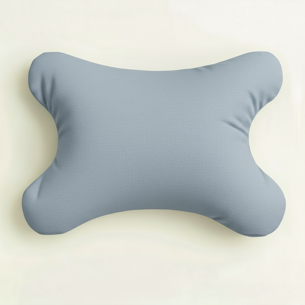 hefel my face kissenbezug hellgrau - passgenau aus baumwolle