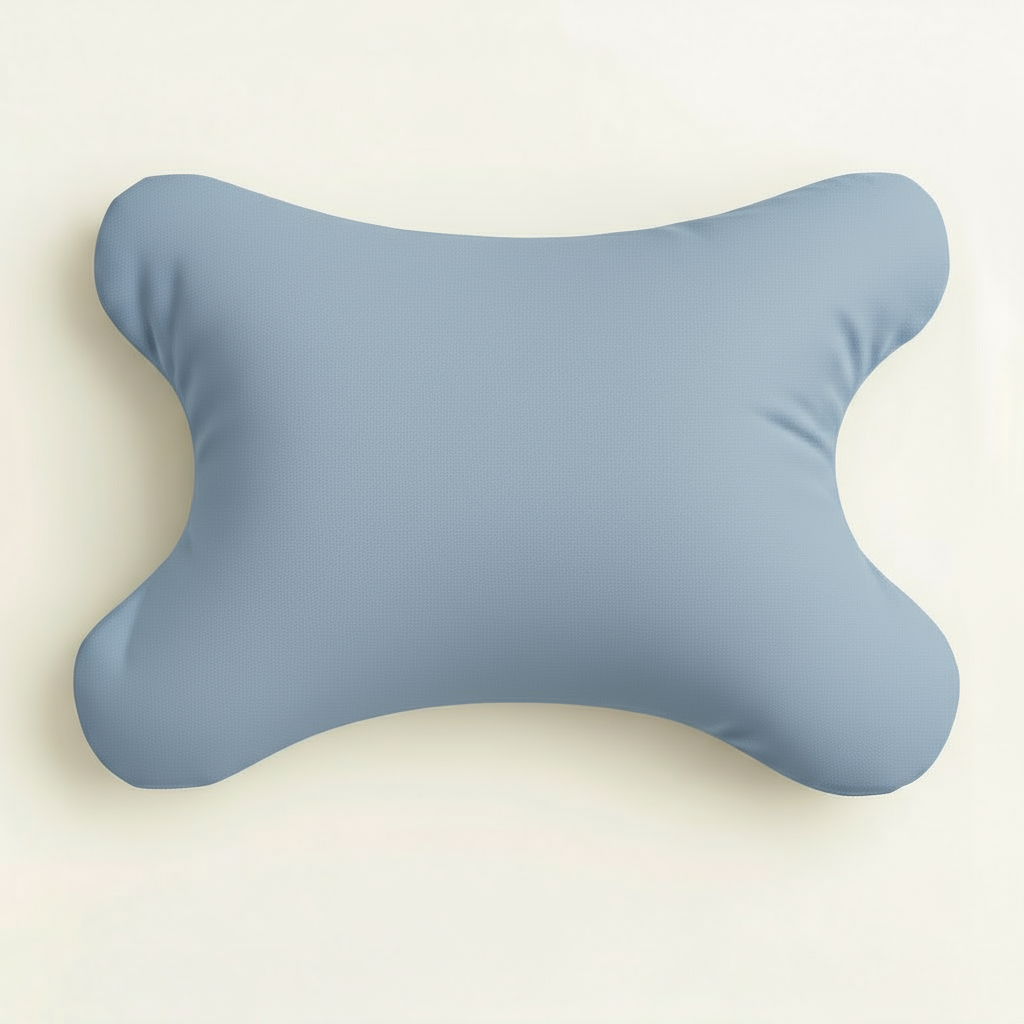 hefel my face kissenbezug himmelblau - passgenau aus baumwolle