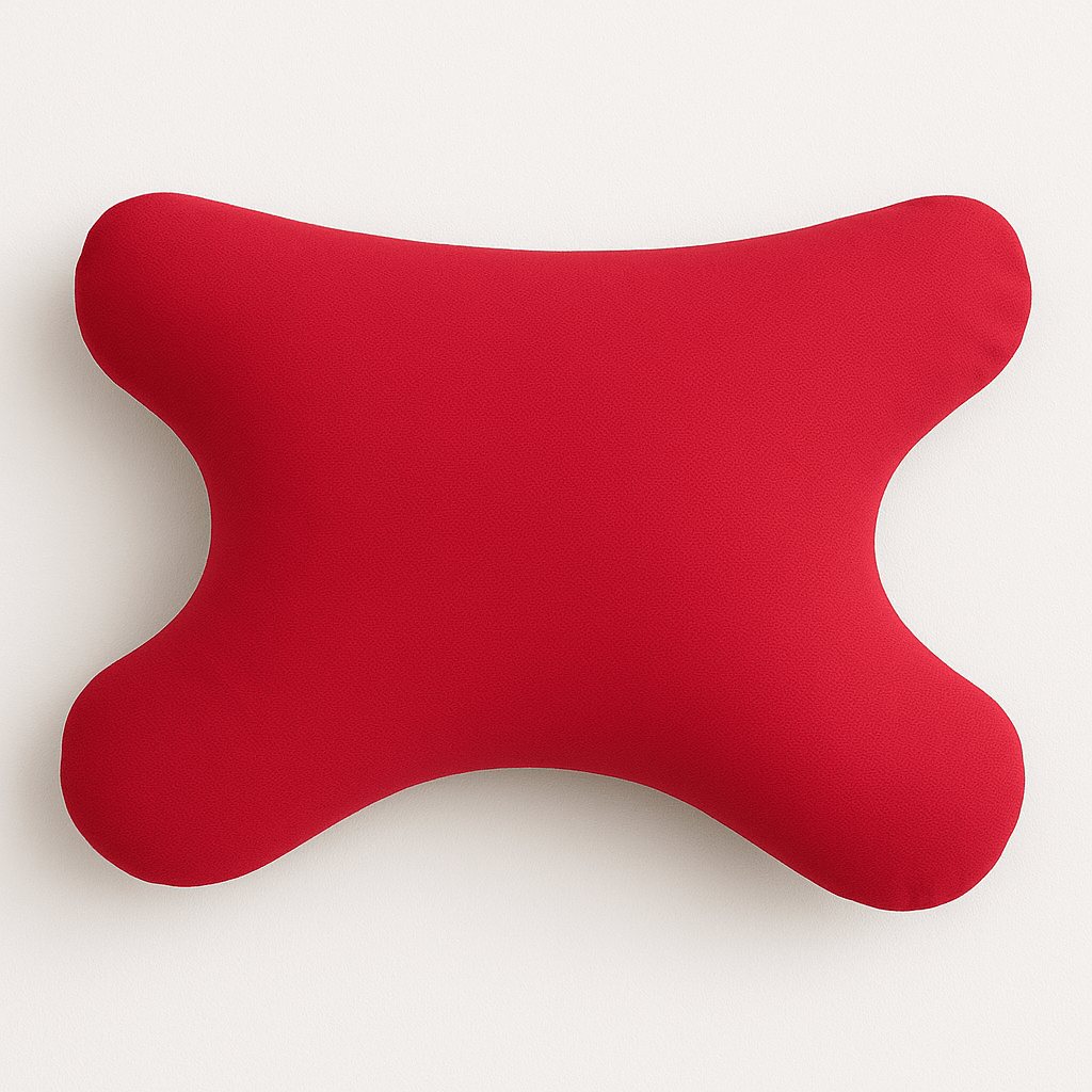 hefel my face kissenbezug farbe karmin - passgenau aus baumwolle