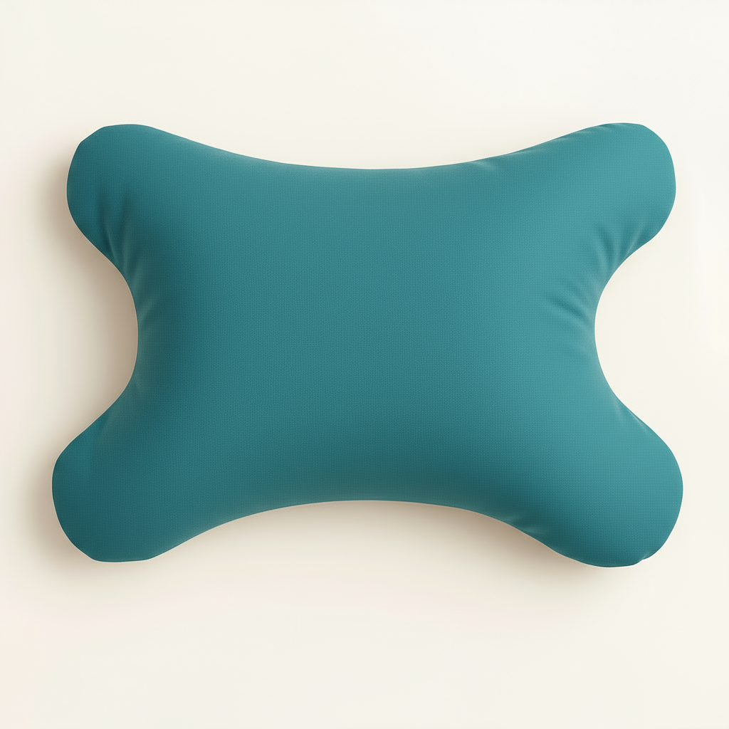 hefel my face kissenbezug türkis - passgenau aus baumwolle