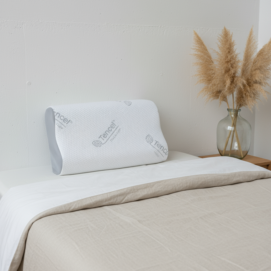 Nackenstützkissen 40x80 aus kaltschaum, flexibel