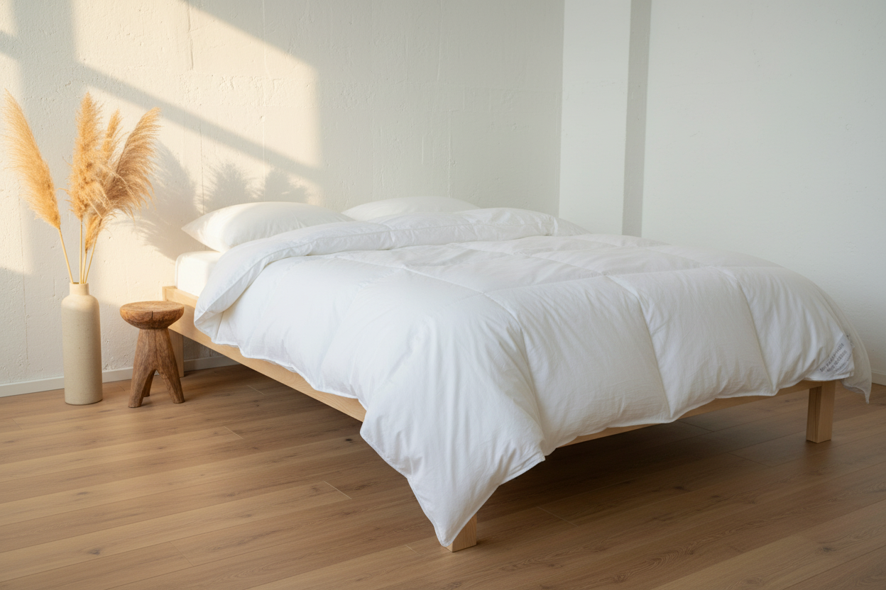 Exklusive Daunen Winterbettdecke 155x220 mit 100% sibirischen Gänsedaunen – extra warm & hochwertig