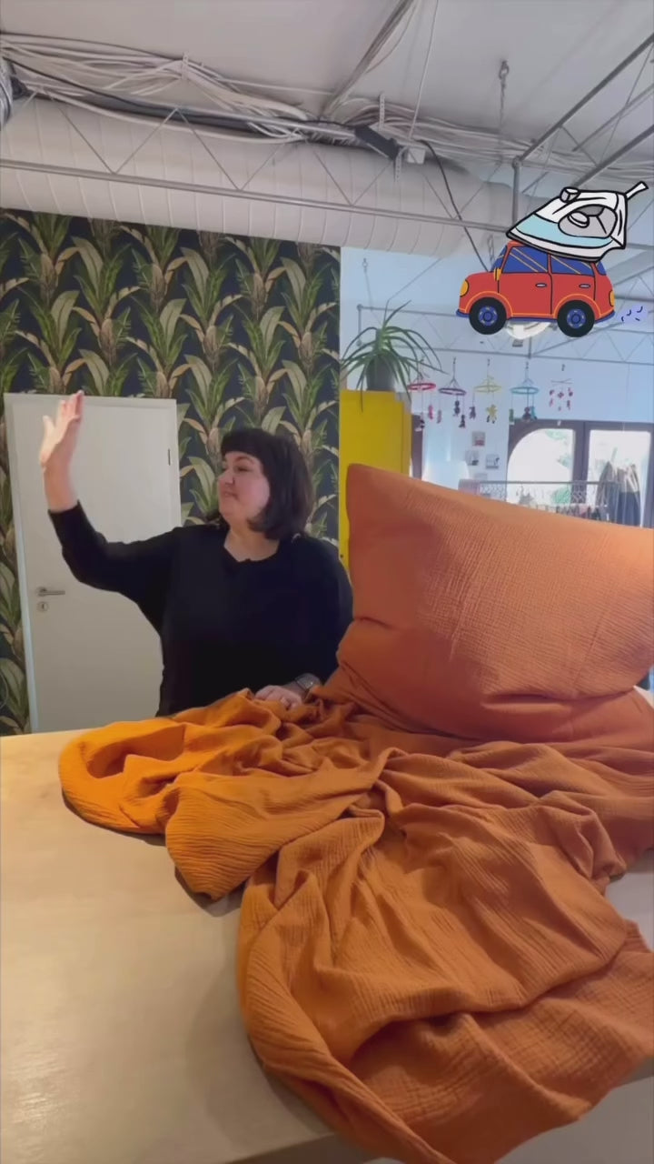 vorteile von musselin bettwäsche, 100 % Bio Baumwolle, bügelfrei, bunt,