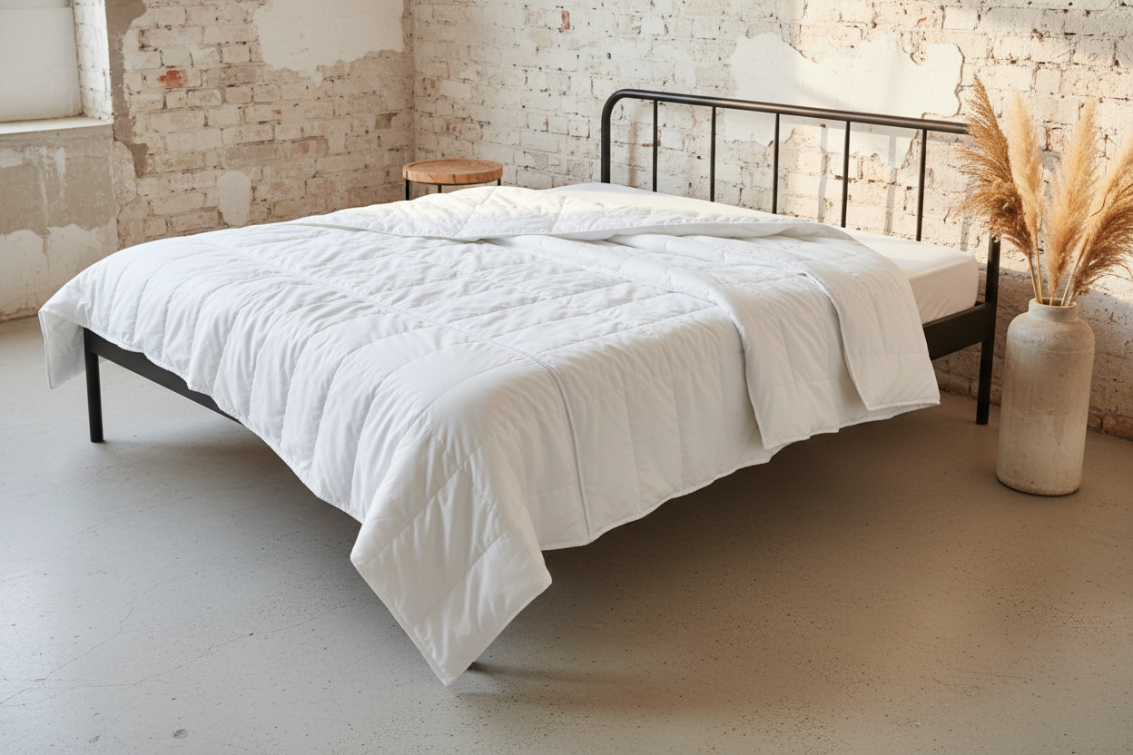 Extra dünne Sommerdecke von Traumina, 155x220cm, waschbar und trocknergeeignet, ideal für Allergiker
