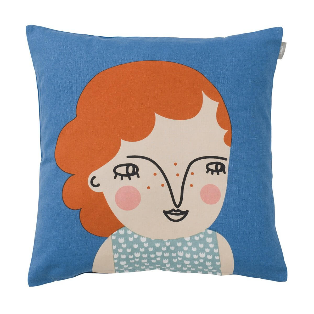 Spira Kissenbezug Nora, 50x50 cm – aus 100 % Baumwolle mit buntem Charakter