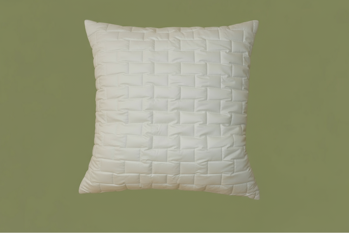 Stepp Kopfkissen 80×80 cm, pflegeleicht – 100 % Baumwollbezug