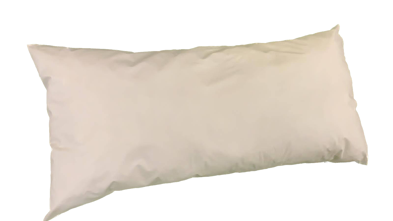 Waschbares Kopfkissen 40×80 cm – pflegeleichte Faserbällchen, 100 % Baumwollbezug