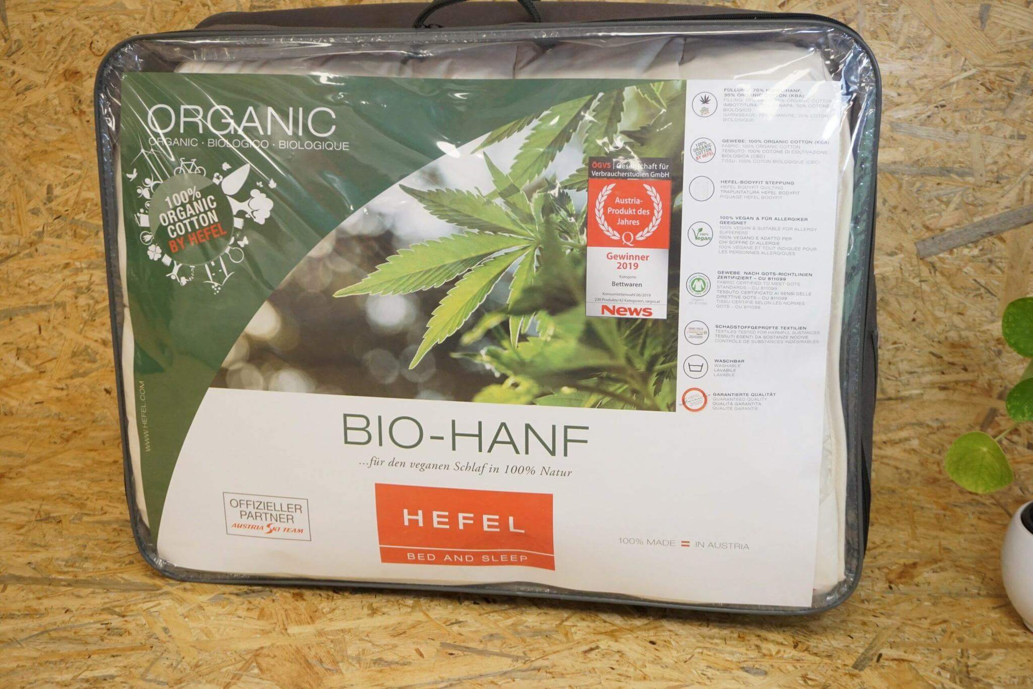 Bettdecke Bio Nutzhanf Vegan Ganzjahres Decke 155cm*220cm
