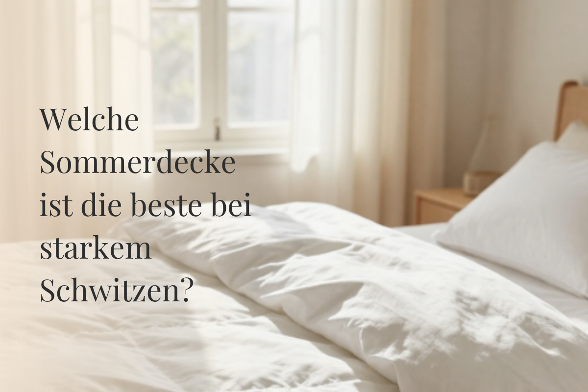 Welche Sommerdecke ist die beste bei starkem Schwitzen?