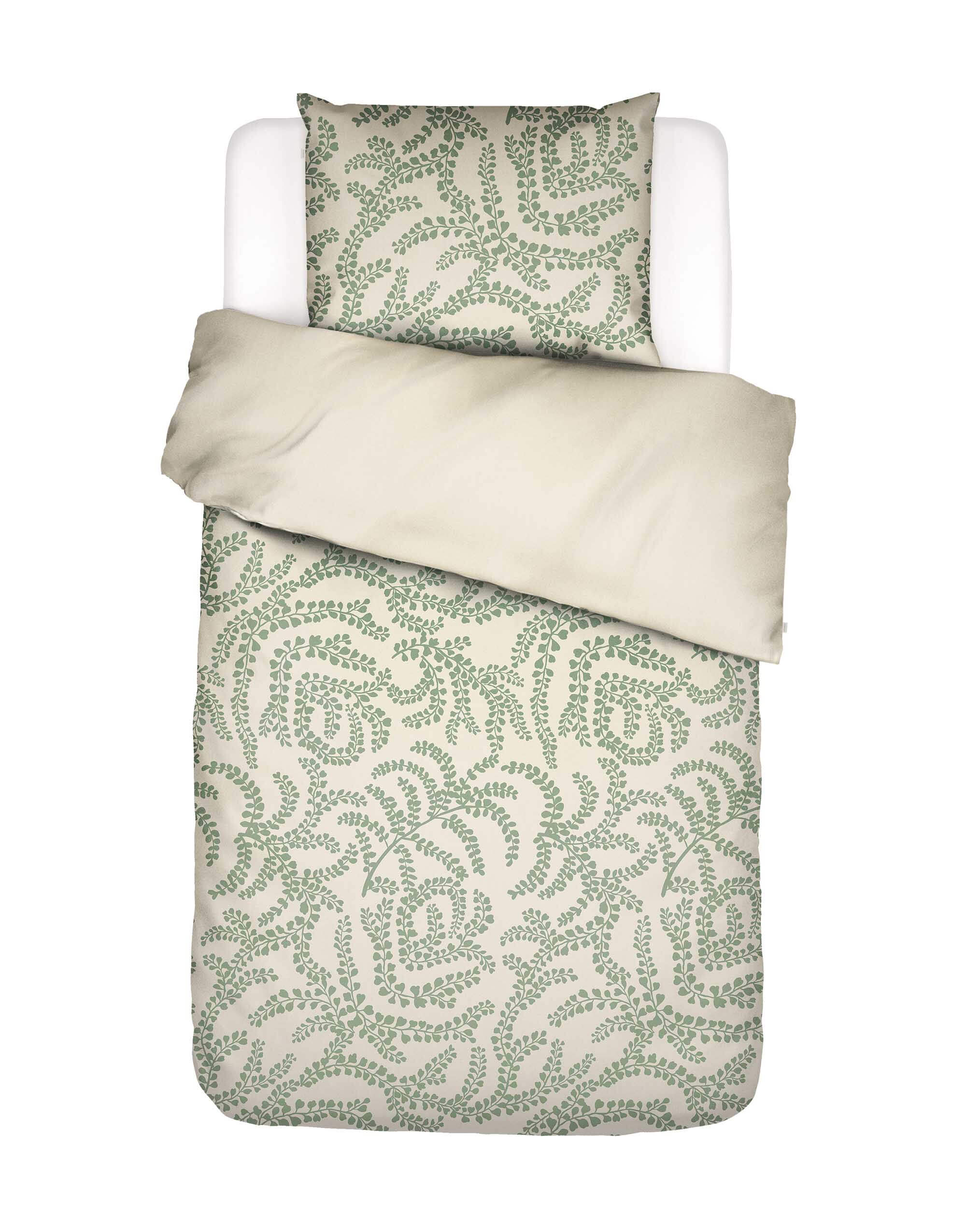 Strukturierte Baumwolle Bettwäsche mit erhabener Optik 135 x 200 cm von Essenza