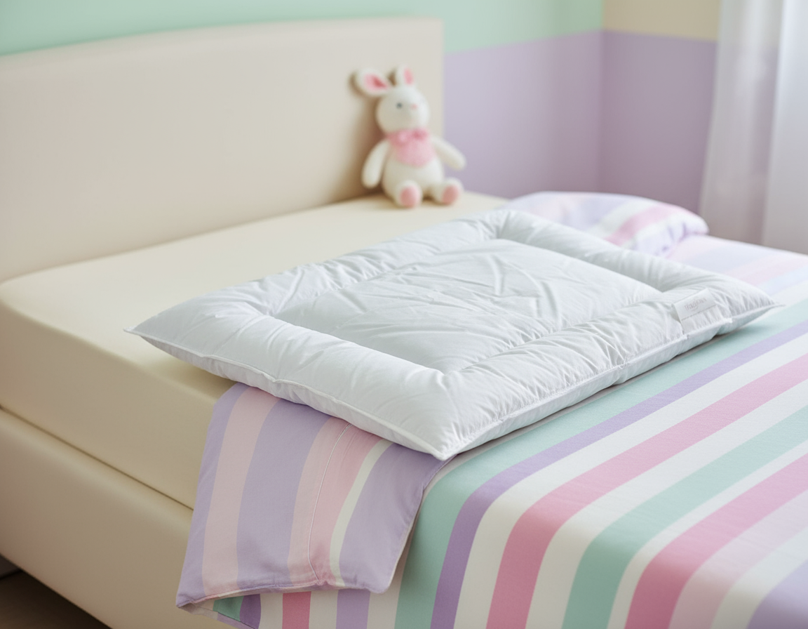 Kinderkopfkissen 40 x 60 cm mit Bio Funktionfaser, waschbar & trocknergeeignet 