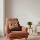 Spira of Sweden  Kissenhülle Louie & Zelda mit 2 bunten Dackeln mit Reißverschluss in der Größe 50x50 cm