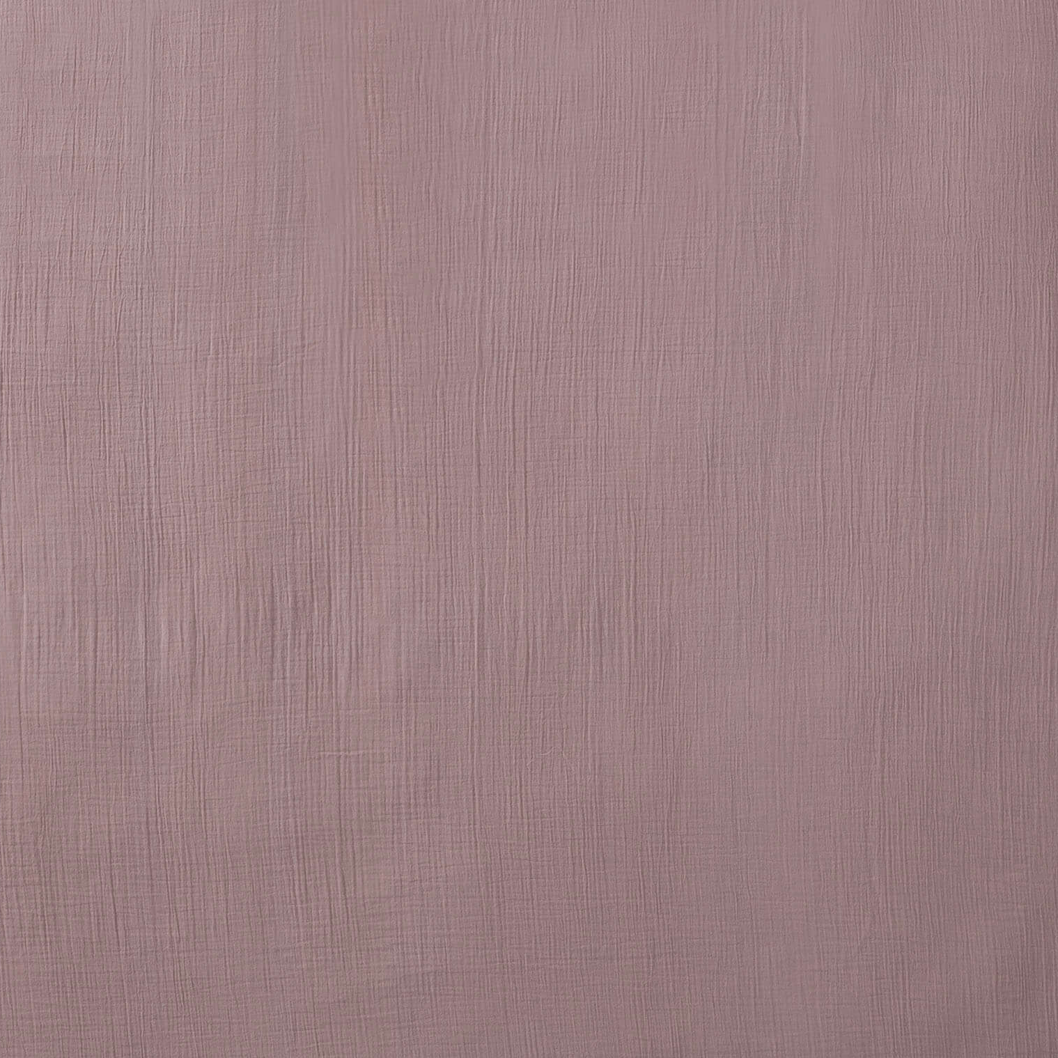 Musselin Bettwäsche 135x200 cm Rosa – Nahaufnahme natürliche Musselin Struktur, pflegeleicht