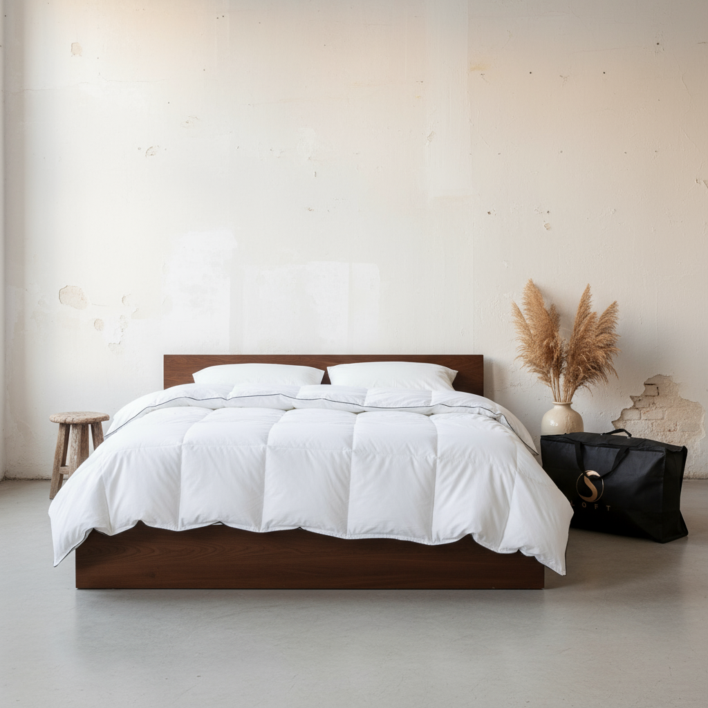 Winterbettdecke 135x200, Funktionsfaser Decke flauschig wie eine Daunendecke, allergikerfreundlich