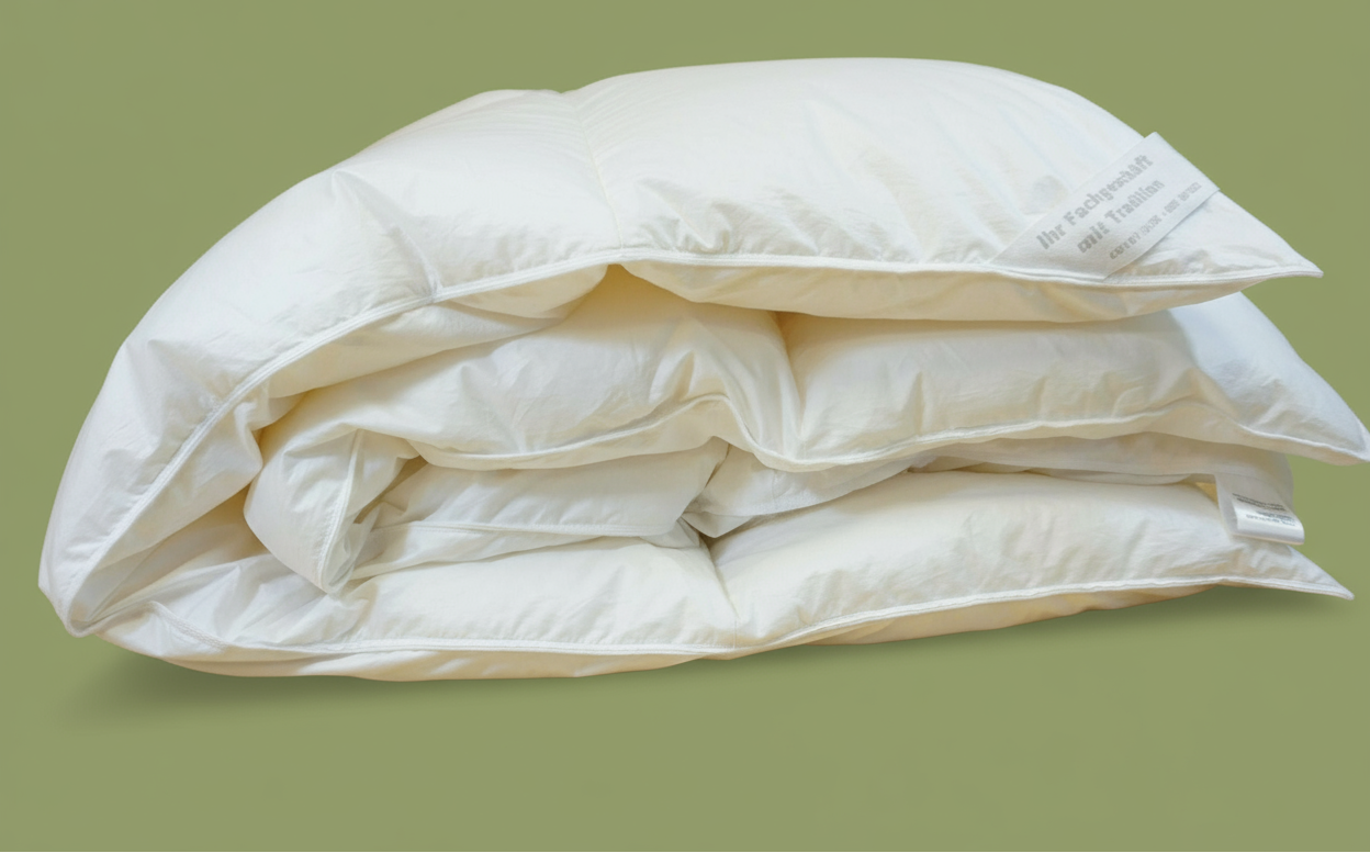 Winterdecke Daunen  135x200 cm mit Landdaunenfüllung. Gefertigt in Hessen. Direkt vom hersteller.