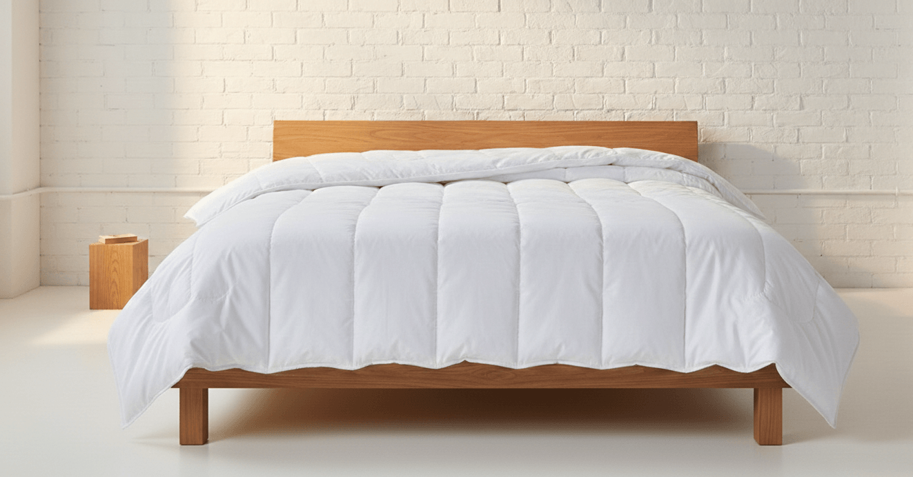 4 Jahreszeiten Bambus Bettdecke 135x200 cm – weich, atmungsaktiv und anschmiegsam. Von Traumina - made in Germany