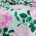 Rosen Baumwolle Bettwäsche 135x200 cm – Nahaufnahme Rosen Muster, 100% Baumwolle