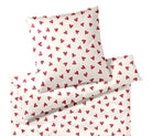 Herzen Bettwäsche in einem Mako Satin Glanz