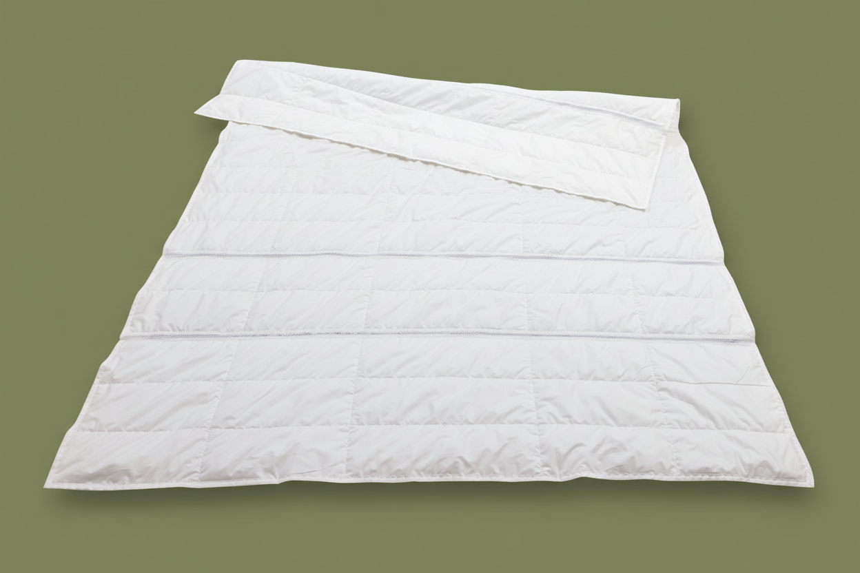 Sehr leichte Sommer Bettdecke, Wärmeklasse 1, von Traumina. Unsere leichteste Sommerdecke