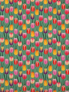 Baumwolle Bettwäsche 135x200 – Nahaufnahme Blumenmuster