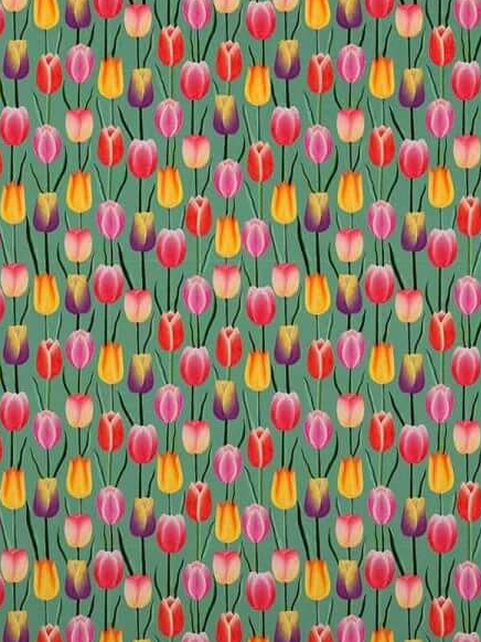 Baumwolle Bettwäsche 135x200 – Nahaufnahme Blumenmuster